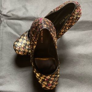 Nine West sparkly heel shoes